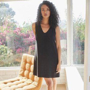 Vetta Capsule Reversible Jumper Dress - Black/Denim